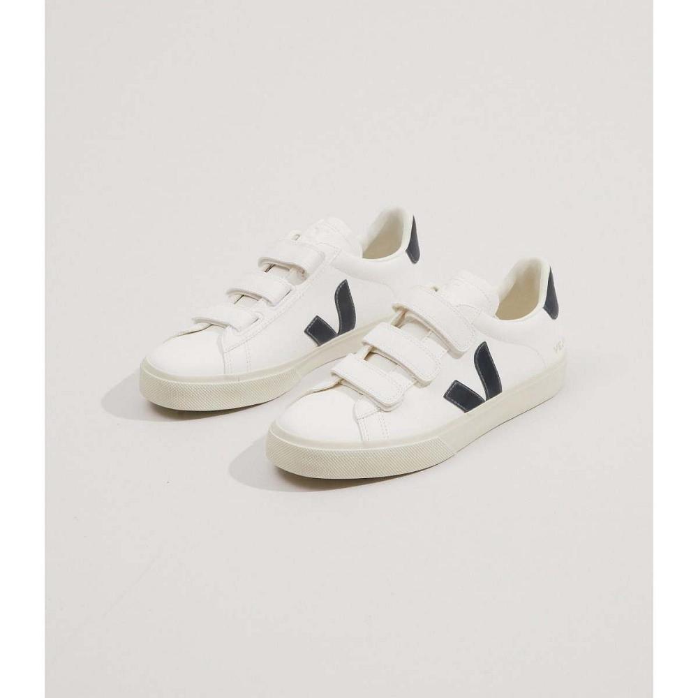 Veja RECIFE CHROMEFREE Joggesko Dame White/Black | NO 622GSO